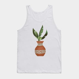 Banana Leave in Terracotta Pot Tank Top